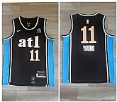 Hawks 11 Trae Young Black Nike 2023-24 City Edition Swingman Jersey,baseball caps,new era cap wholesale,wholesale hats